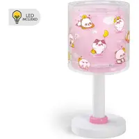 DALBER Kinder Tafellampje Kawaii Friends Roze Glow In The Dark
