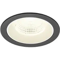 SLV Inbouwspot Numinos L zwart/wit 4000K - 55gr