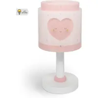 DALBER Tafellampje Baby Dreams roze glow in the dark