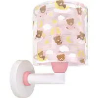 DALBER Kinderkamer wandlamp Baby Teddy roze