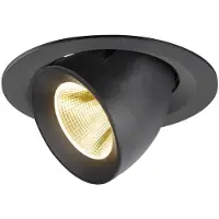 SLV Inbouwspot Numinos Gimble M zwart 3000K - 20gr