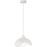 Masterlight Design hanglamp Volta Ø30cm - golvend - wit