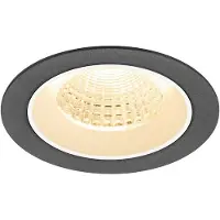 SLV Inbouwspot Numinos M zwart/wit 2700K - 55gr