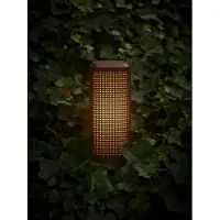 Nordlux Sokkellamp buiten Sidara, dimbaar, bruin / roest, Aluminium, Modern, Sokkellamp