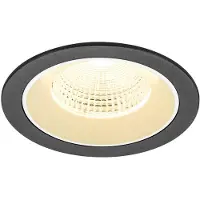 SLV Inbouwspot Numinos L zwart/wit 3000K - 55gr