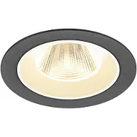 SLV Inbouwspot Numinos M zwart/wit 3000K - 20gr