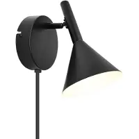 Nordlux Zwarte wand leeslamp Kelvis