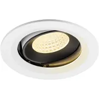 SLV LED Inbouwarmatuur Ø120mm | 12W 3000K 1800lm 930 IP20 | DALI | NUMINOS