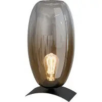 Masterlight Tafellamp Olive Ø18,5cm glas - zwart