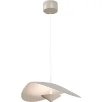 Masterlight Deense stijl hanglamp Lente Ø 45cm - zand - met katrol