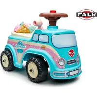 NSH Nordic Loopauto Ijscoman Loopwagen Mini Van met accessoires 1-3 jaar