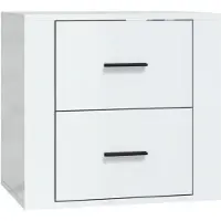 Syfax Nachtkastje wandgemonteerd 50x36x47 cm hoogglans wit