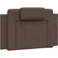 vidaXL Hoofdbordkussen "Viana" 80 cm kunstleer bruin