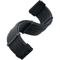 Silverstone ATX-verlengkabel SST-PP07E-MBB (zwart, 30 cm)