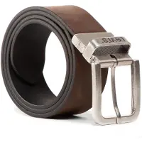 Levi's Heren Omkeerbare bruine leren riem van Core (105 cm), Casual, Leer 77134-2086