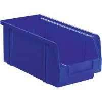 LA-KA-PE Magazijnbak | L350/300xB200xH200 mm | PS blauw | 10 stuks - LK2A BLAU LK2A BLAU