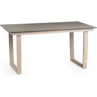 Tierra Outdoor 4-zits Eettafel Liv Beige 150 X 90 X 74 Cm