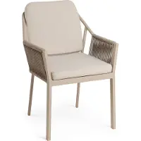 Tierra Outdoor Liv Diningstoel Champagne
