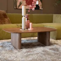 Giga Meubel Salontafel Juro Naturel Deens Ovaal 120cm