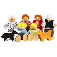Bigjigs Poppenhuis Familie JT117