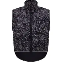 Santini - High Vis Cropped Over-Vest - Fietsbodywarmer L, grijs