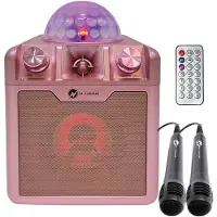 N-Gear Disco Block 410 - Karaoke Set - Bluetooth Speaker - Party Box