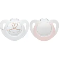 Nuk Fopspenen - 2-pack - Star - Roze/Wit - - 0-6 mnd - Fopspenen