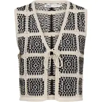 ONLY Bodywarmer 'ONLLOA' beige / zwart