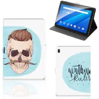 B2Ctelecom Tablettasje Lenovo Tab E10 Gentleman Skull