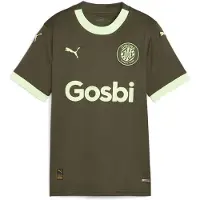 Puma Girona Fc 23/24 Third Junior Short Sleeve T-shirt Groen 5-6 Years Kinderen