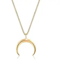 Elli - Halsketting - Dames Halve Maan Astro Blogger in 925 Sterling Zilver - Dames
