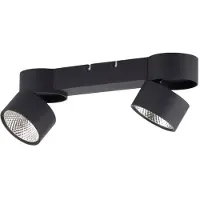Paul Neuhaus Plafondlamp Pure Nola 2 Lichts Zwart