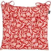 Mica Decorations Zitkussen Kelly Bloemen Roze / Rood 46 X 46 X 7 Cm