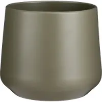 Mica Decorations Bloempot Mica Decorations Amber Green Matt 21 cm