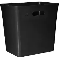 PLAST TEAM Avedore - Prullenbak - Afvalbak 20 liter - Zwart