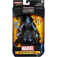 Hasbro Marvel Legends Series Black Winter (Thor), geschikt voor kinderen vanaf 4 jaar, zwart, blauw