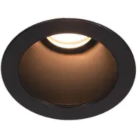 SLV Led inbouwspot Horn zwart - verdiept - 3000K