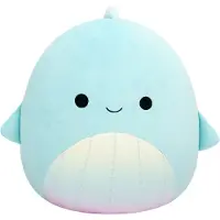 Squishmallows Shah Whale Teddy Blauw Kinderen