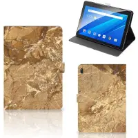 B2Ctelecom Lenovo Tab E10 Leuk Tablet hoesje Marmer Creme
