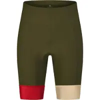 Endura Sportbroek 'LOOP' pasteelgeel / donkergroen / vuurrood