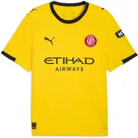 Puma Girona Fc 25/26 Replica Away Junior Short Sleeve T-shirt Geel 13-14 Years Kinderen
