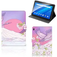 B2Ctelecom Lenovo Tab E10 Flip Case Bird Flying