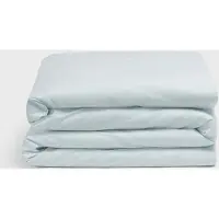 Yumeko Kinderdekbedovertrek Gewassen Percal Katoen 100x135 Blauw - Eco, Bio & Fairtrade
