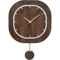 Décoris Klok mdf W40-H56cm bruin bruin MDF Klok