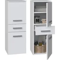 Top E Shop Topeshop NEL V DDS BIEL: Badkamerkast, wit