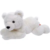 Wild republic Knuffel Ijsbeer Ecokins Junior 30 Cm Pluche Wit
