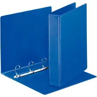 Esselte Essentials Panorama A4 Ringband - Met 2 Insteektassen - Rugbreedte van 62mm - Capaciteit van 380 Vel - Blauw