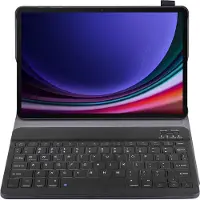 Cazy tablet Hoes met Toetsenbord geschikt voor Samsung Galaxy Tab S9 / S9 FE / S10 FE / S10 Lite - QWERTY Portuguese Bluetooth Keyboard Case - Zwart