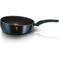 Berlinger Haus WOK FLIP Koekenpan 26cm BERLINGER HAUS BH-1881, Pan + steelpan, Zwart