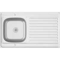 Syfax Gootsteen met afvoerset 1000x600x155 mm roestvrij staal zilver